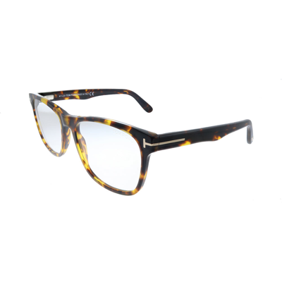 Tom Ford Soft Ft 5662-b 056 54mm Unisex Square Eyeglasses 54mm In Black