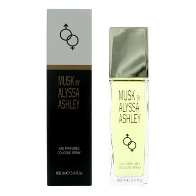 Alyssa Ashley Awalymep34s 3.4 oz Musk Eau Parfumee Cologne Spray For Women In Silver