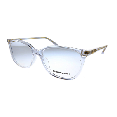 Michael Kors Santa Clara Mk 4067u 3015 53mm Womens Rectangle Eyeglasses 53mm In Multi