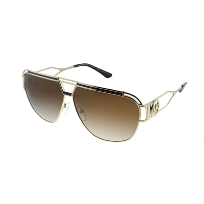 Michael Kors Vienna Mk 1102 101413 Womens Aviator Sunglasses In Gold