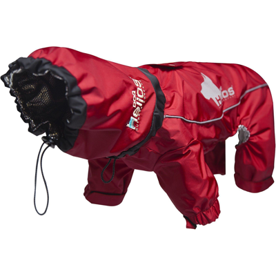 Dog Helios Weather-king Ultimate Windproof Full Body Winter Dog Jacket In Red