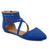 Journee Collection Collection Women's Tru Comfort Foam Marlee Flat In Blue