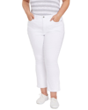 Nydj Plus Hr Slim Bootcut Ankle Jean In White