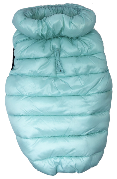 Pet Life Pursuit Quilted Ultra Plush Thermal Dog In Aqua