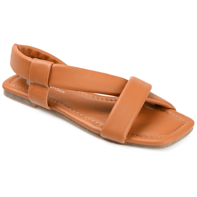 Journee Collection Collection Women's Tru Comfort Foam Jaymie Sandal In Brown