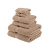 Superior Solid Egyptian Cotton  6-piece Towel Set In Beige