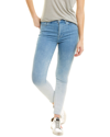 7 FOR ALL MANKIND OMBRE SUNSTRIPE HIGH-RISE ANKLE SKINNY JEAN
