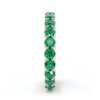 THE ETERNAL FIT 14K 3.10 CT. TW. EMERALD ETERNITY RING