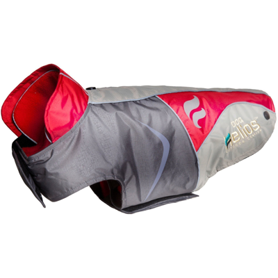 Dog Helios Lotus-rusher 2-in-1 Dual-removable Layered Performance Dog Jacket In Red