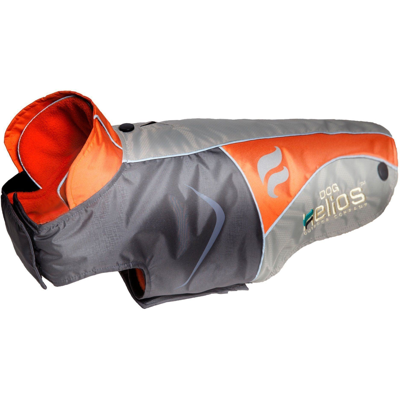 Dog Helios Lotus-rusher 2-in-1 Dual-removable Layered Performance Dog Jacket In Orange