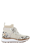 Otbt Hybrid High Top Platform Sneaker In Beige