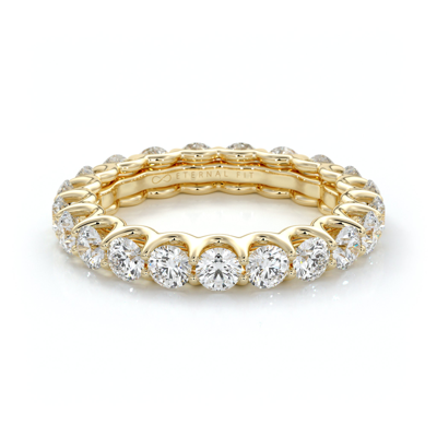 The Eternal Fit 14k Rose Gold 3.10 Ct. Tw. Eternity Ring