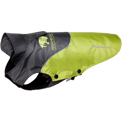 Touchdog Subzero-storm Reflective Year Round Waterproof Dog Coat In Green