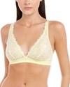 Cosabella Savona Lace Triangle Bralette In Yellow