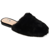 Journee Collection Collection Women's Faux Fur Evelin Mule In Black
