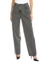Good American Women's Good 90's High Rise Straight Jeans In Grey
