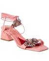 ROGER VIVIER VIVIER BLOSSOM SUEDE SANDAL