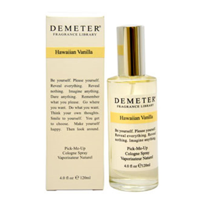 Demeter W-6643 Hawaiian Vanilla - 4 oz - Cologne Spray In White