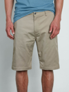 Volcom Vmonty Stretch Shorts - Khaki In Beige