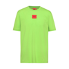 HUGO HUGO BOSS - Regular Fit Cotton T Shirt With Red Logo Label