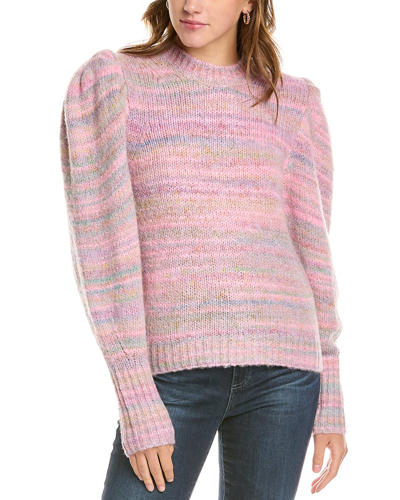 Loveshackfancy Aquarius Wool-blend Pullover In Pink