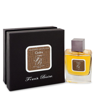 Franck Boclet 543661 3.4 oz Cedre Cologne Eau De Parfum Spray For Men In Black