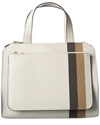 Valextra Passepartout Medium Leather Tote In White