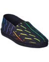 Valentino Espadrilles With All-over Multicolor Vltn Logo In Black