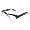 Dita Statesman Three Drx-2064-b-blk-gld-55 Unisex Rectangle Eyeglasses 55mm In Multi