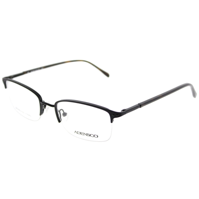 Adensco Ad 103 003 51mm Unisex Semi-rimless Eyeglasses 51mm In Black