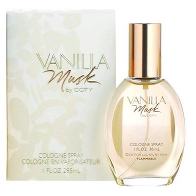 Coty Vanilla Musk By  Colognespray 1 oz In White