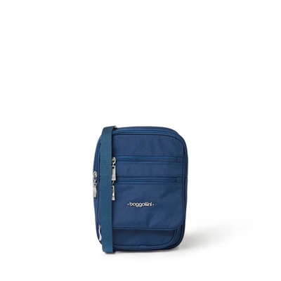 Baggallini Rfid Journey Crossbody In Blue