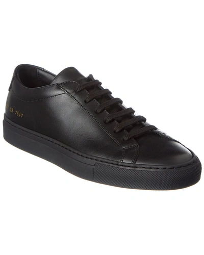 Common Projects Sneakers Original Achilles Low Leather In Black