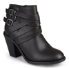 Journee Collection Collection Women's Wide Width Strap Bootie In Black