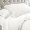 Modern Threads 4-piece Chochet Lace Microfiber Sheet Set In White