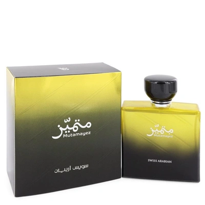 Swiss Arabian 546274 3.4 oz Mutamayez Cologne Eau De Parfum Spray For Men In Orange