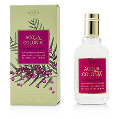 Muelhens 4711 232880 1.7 oz Acqua Colonia Pink Pepper & Grapefruit Eau De Cologne Spray In Green