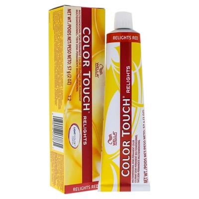 Wella I0086491 Color Touch Relights Demi & Permanent Hair Color For Unisex - 57 Red & Violet Brown - 2 oz In Yellow