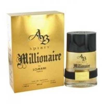 Lomani Ab Spirit Millionaire Men By - Edt Spray 3.4 oz In Gold