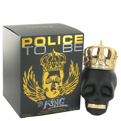 Police Colognes 503474 Police To Be The King By  Eau De Toilette Spray 4.2 oz In Purple