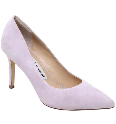 Charles David Women's Vibe Point-toe Suede Pumps In Lilac