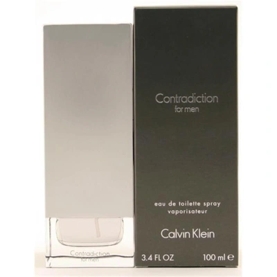 Calvin Klein Contradiction For Men By  - Edt Spray** 3.4 oz In White