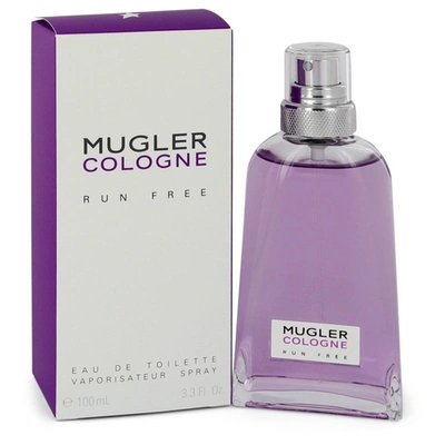 Mugler Thierry  547185 3.3 oz Women Run Free Perfume Eau De Toilette Spray In Purple