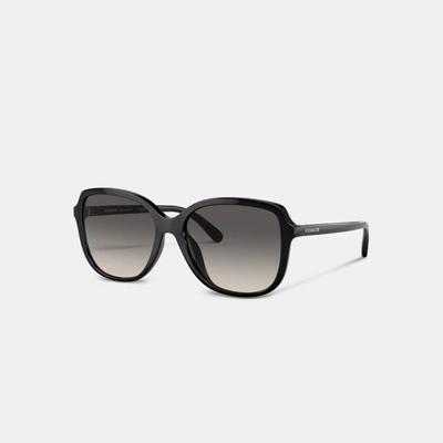 Coach Outlet Geometric Square Sunglasses In Black