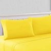 Modern Threads 1800 Series 100 Solid Microfiber 4-piece Sheet Set Yellow California King