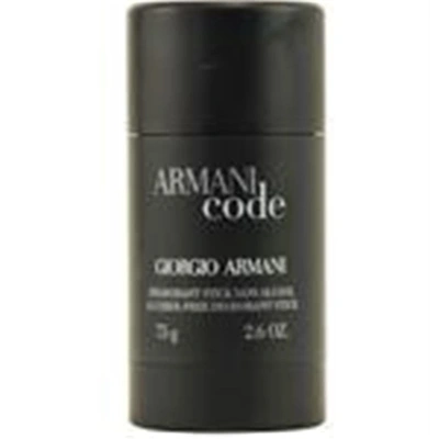 Armani Collezioni Armani Code 2.6 oz Alcohol Free Deordorant Stick By Giorgio Armani In Black