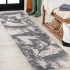 Jonathan Y Petalo Abstract Two-tone Modern Runner Rug In Grey
