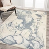 Jonathan Y Marmo Abstract Marbled Modern Area Rug In Blue