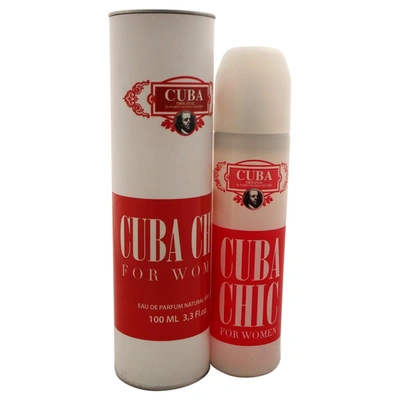 Cuba W-8360 3.3 oz  Chic Edp Spray For Women In White