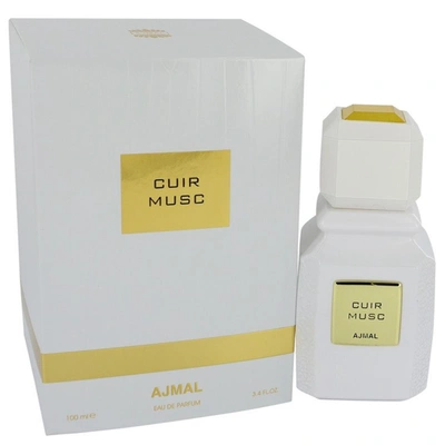 Ajmal 542004 3.4 oz Cuir Musc Edp Spray For Unisex In White